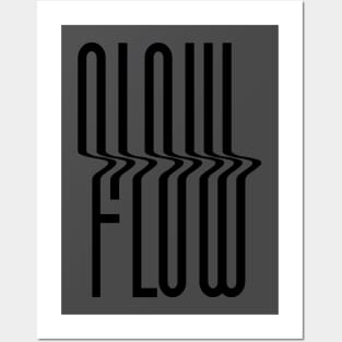 GO WITH THE FLOW Posters and Art